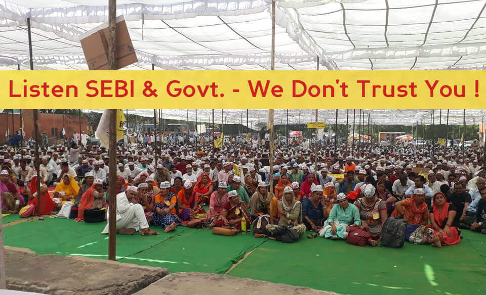 Listen SEBI & Govt. - We Don't Trust You